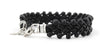 Seed Bead Crossroads Bracelet in Black