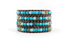 Fiesta 4 Wrap Bracelet in Turquoise - CJK Jewelry - 1