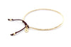 Teenie Seeds of Love Slip Tie Bracelet in 14k Gold